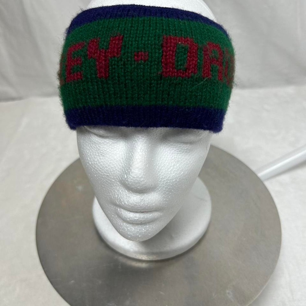 Vintage Harley Davidson Blue Green Red Winter Headband Ear Warmer RKS‎ Products